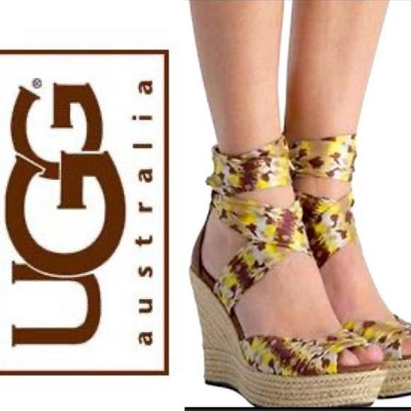 SOLD❌ UGG Australia Wedge Sandal/heels - Picture 3 of 9